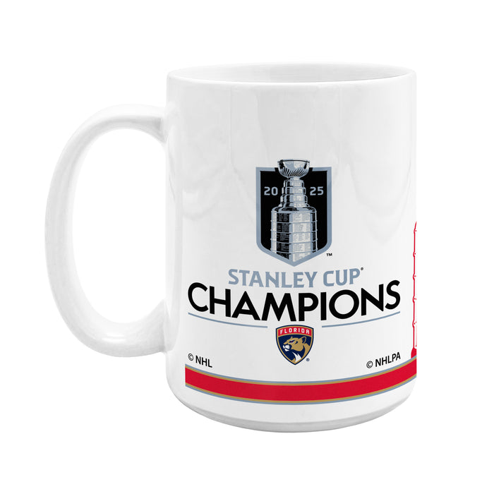 NHLPA Playoffs 2025 Stanley Cup Champs Florida Panthers Roster 15 oz Ceramic Mug