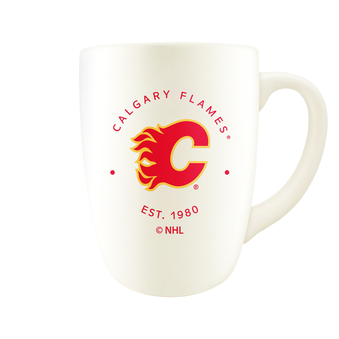 NHL Calgary Flames Stamp 14 oz Retro Diner Mug
