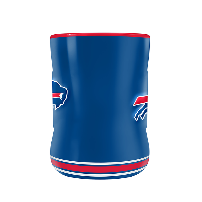 Tasse sculptée avec écusson de l'équipe NFL Buffalo Bills (14 oz)