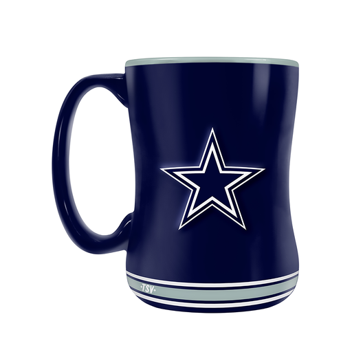 Dallas Cowboys Team Crest Sculpted Mug (14 oz)
