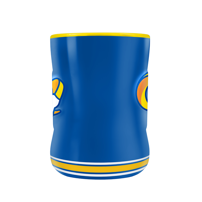 Tasse sculptée avec écusson de l'équipe NFL Los Angeles Rams (14 oz)
