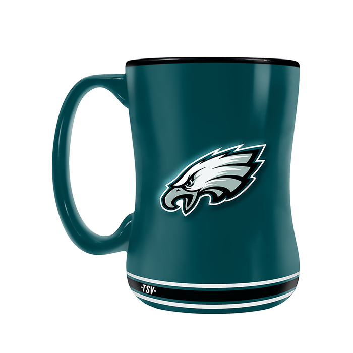 Philadelphia Eagles Team Crest Sculpted Mug (14 oz)