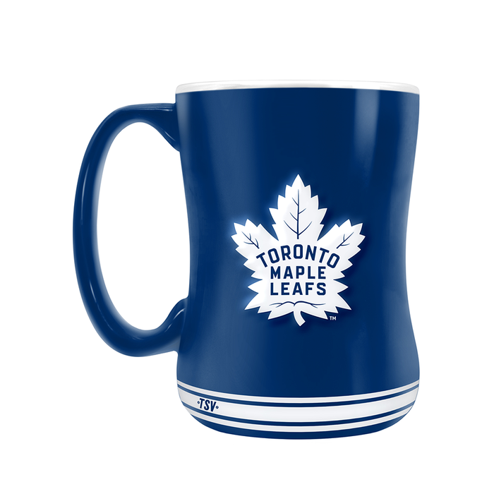 Toronto Maple Leafs Team Crest Sculpted Mug (14 oz)
