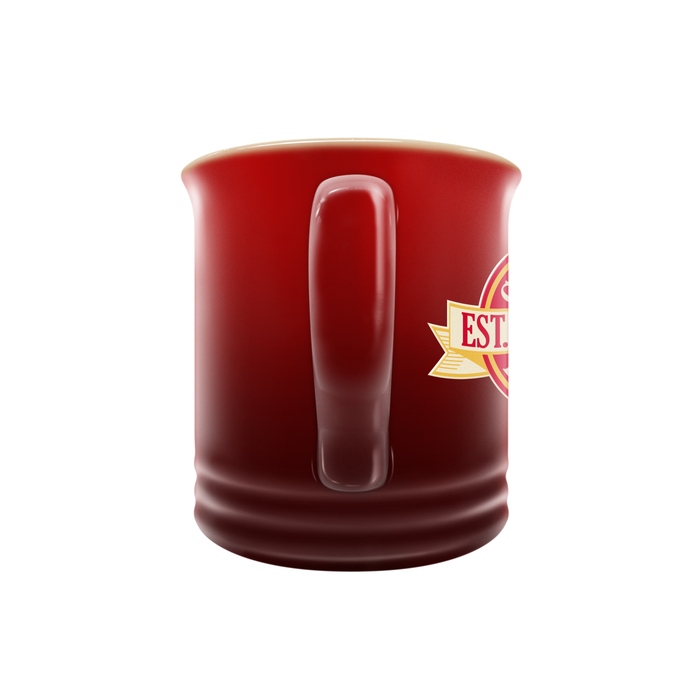 Tasse en grès de 14 oz des Flames de Calgary de la LNH, motif bannière