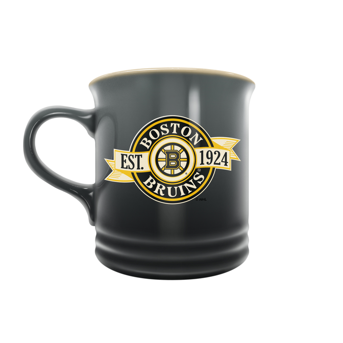 Tasse en grès de 14 oz des Bruins de Boston de la LNH, motif bannière