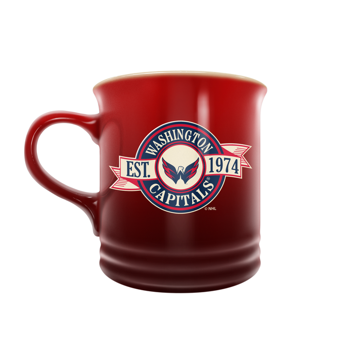 NHL Washington Capitals 14 oz Stoneware Mug Banner Design
