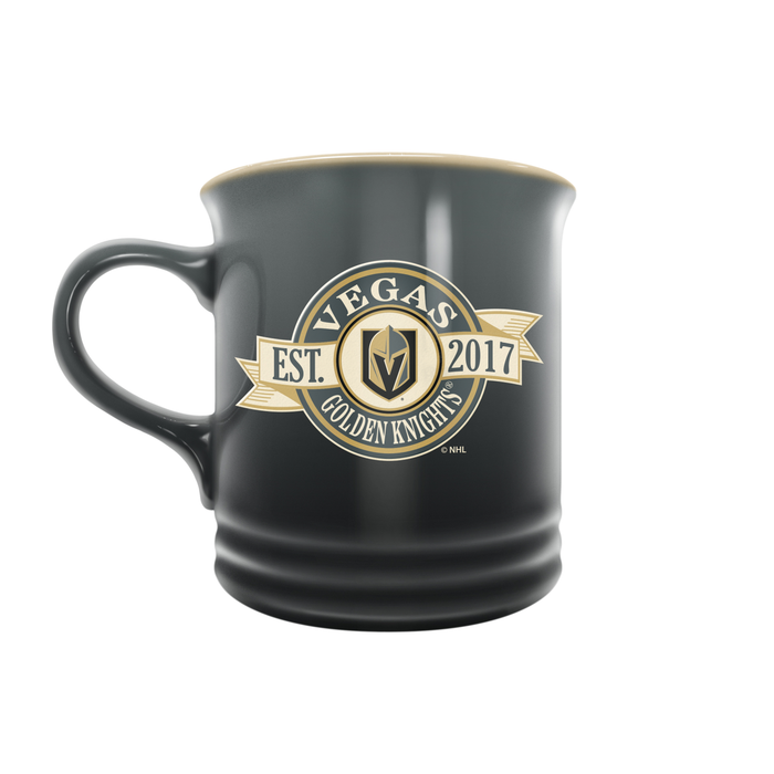 NHL Vegas Golden Knights 14 oz Stoneware Mug Banner Design