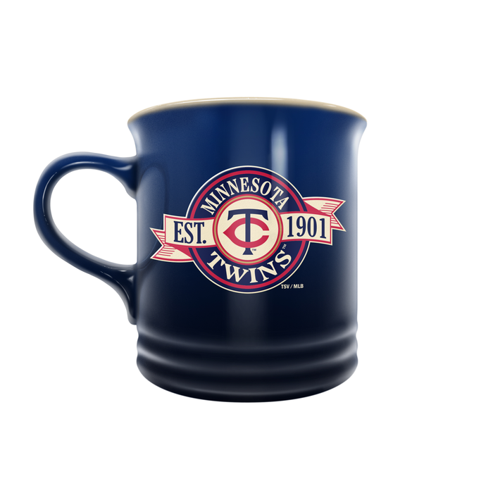 MLB Minnesota Twins 14 oz Stoneware Mug Banner Design