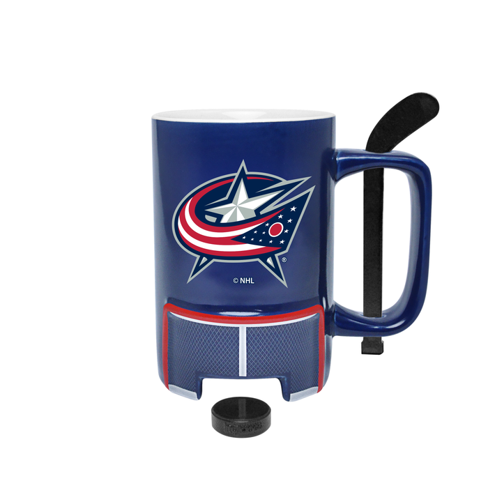 NHL Colombus Blue Jackets 15 Oz Practice Shot Mug