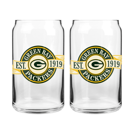 NFL Green Bay Packers 16 oz Clear Banner Design