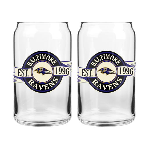 NFL Baltimore Ravens 16 oz Clear Banner Design