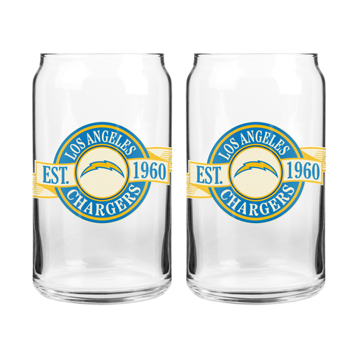 NFL Los Angeles Chargers 16 oz Clear Banner Design