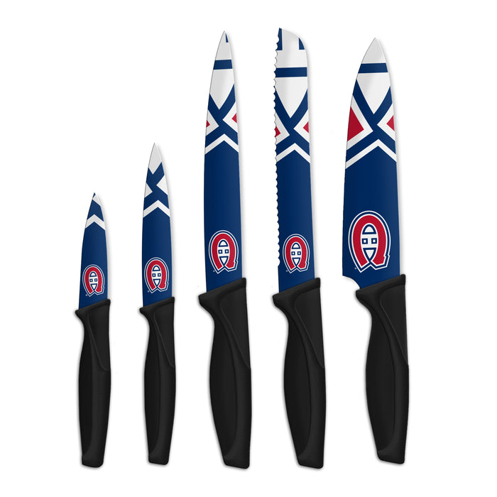 NHL Montreal Canadiens 5-pc Kitchen Knives