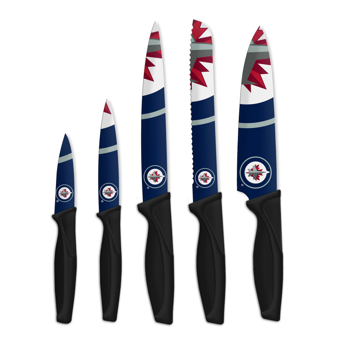 NHL Winnipeg Jets 5-pc Kitchen Knives