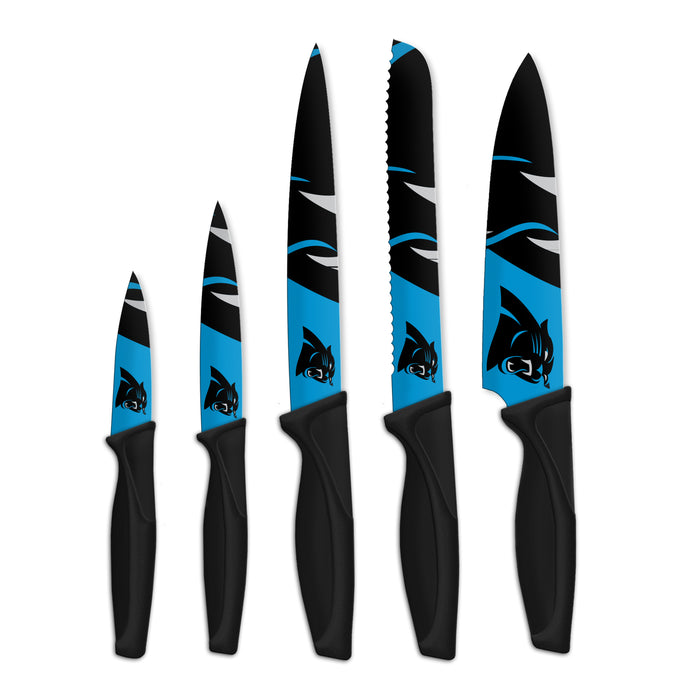 NFL Carolina Panthers 5-pc Kitchen Knives