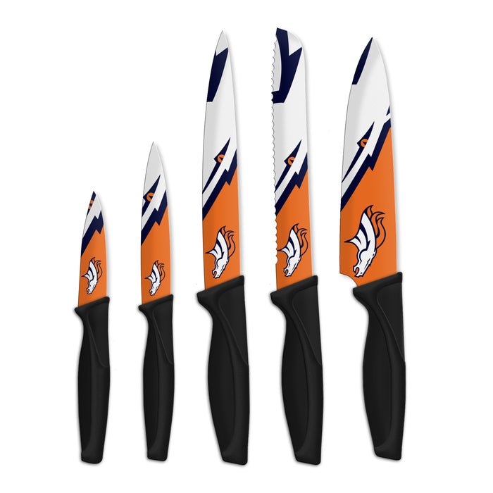 NFL Denver Broncos 5-pc Kitchen Knives