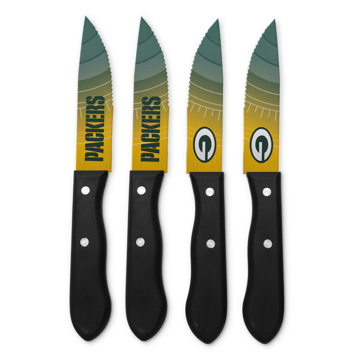NFL Greenbay Packers 4-pc Steak Knives