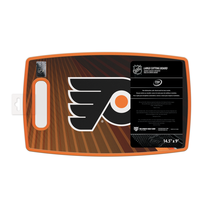 Grande planche à découper des Flyers de Philadelphie de la LNH