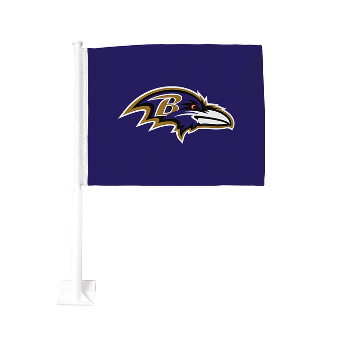 NFL Baltimore Ravens Double-Sided 11x15 Car Flag
