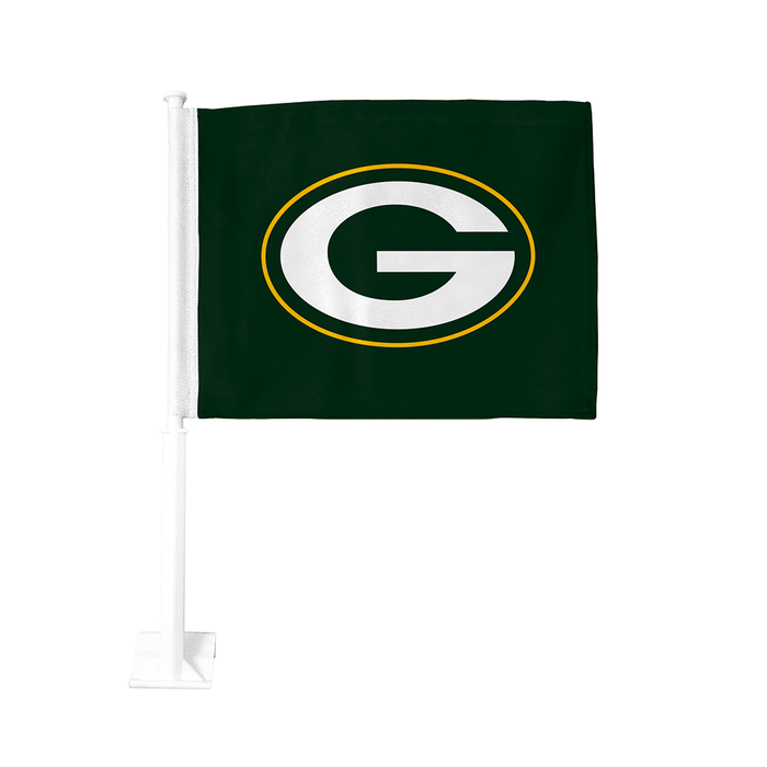 Drapeau de voiture double face NFL Green Bay Packers 11x15