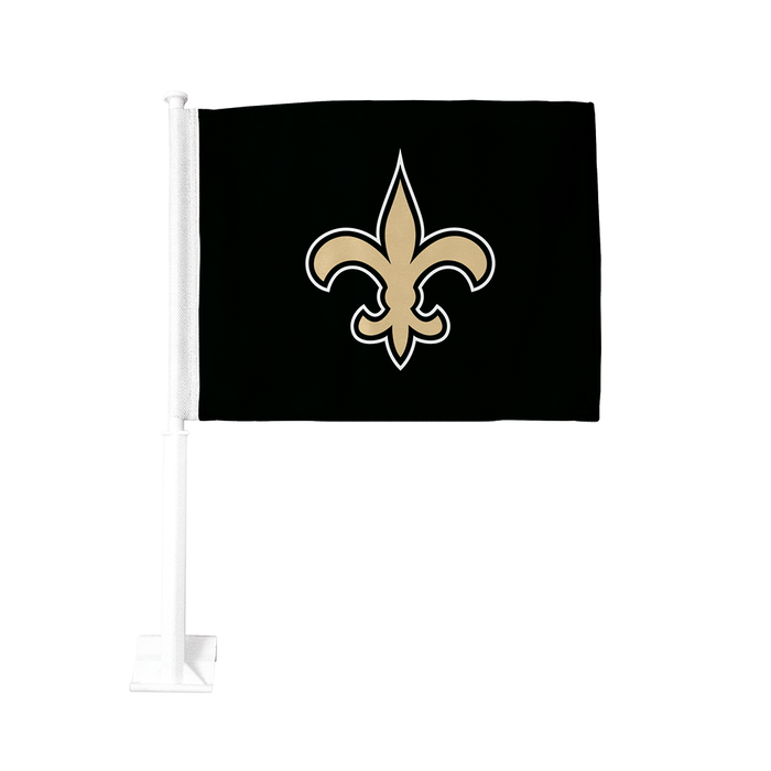 Drapeau de voiture double face NFL New Orleans Saints 11x15