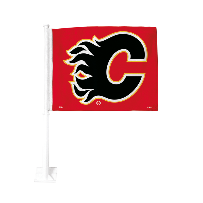 NHL Calgary Flames Double-Sided 11x15 Car Flag