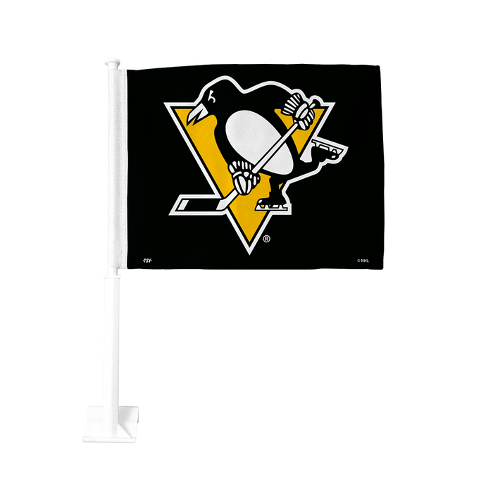 NHL Pittsburgh Penguins Double-Sided 11x15 Car Flag
