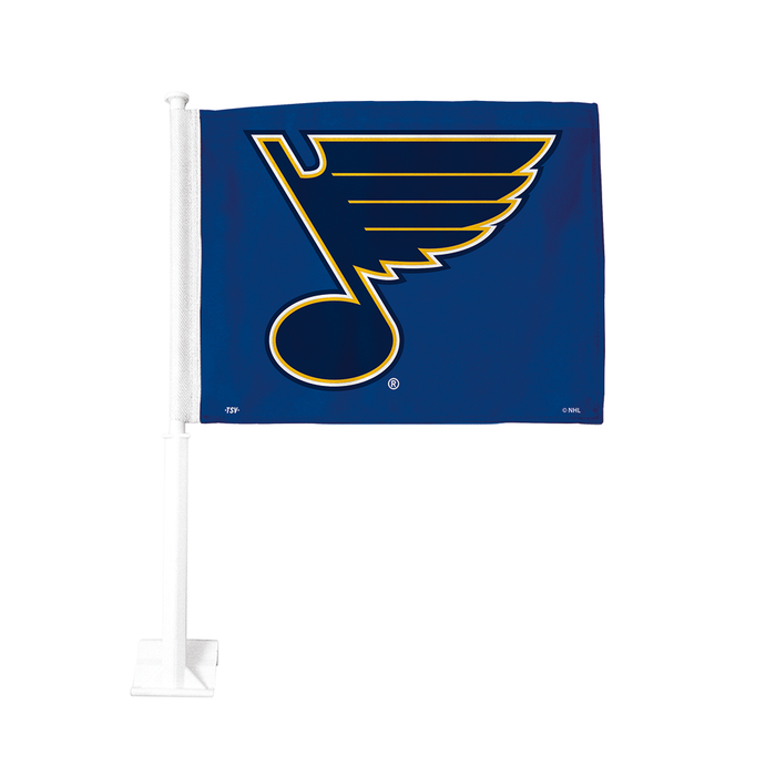 Drapeau de voiture double face 11 x 15 pouces des Blues de St. Louis de la LNH