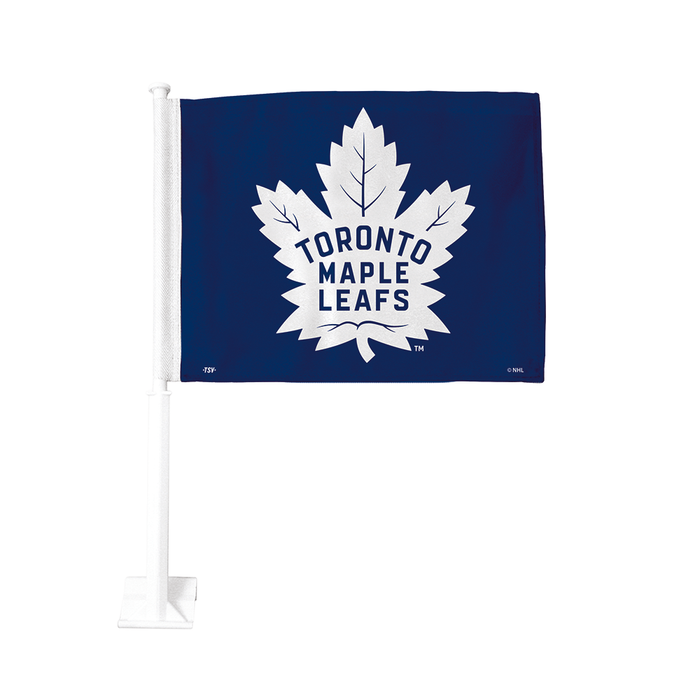 NHL Toronto Maple Leafs Double-Sided 11x15 Car Flag
