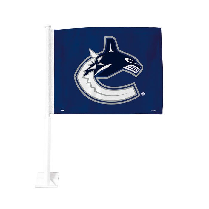 NHL Vancouver Canucks Double-Sided 11x15 Car Flag