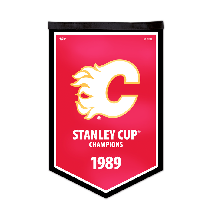 NHL Calgary Flames 12 X 18 Victory Banner