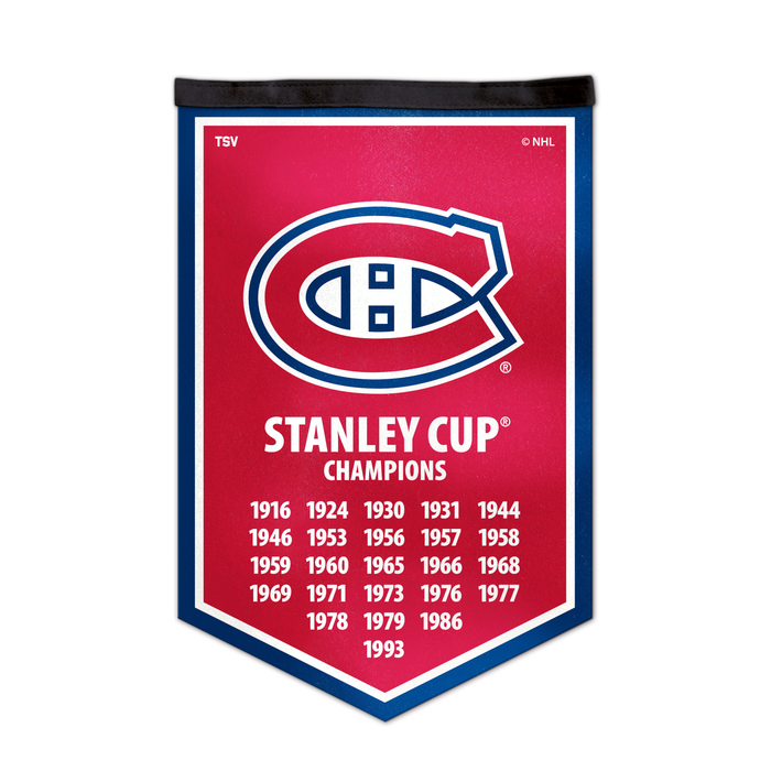 NHL Montreal Canadiens 12 X 18 Victory Banner