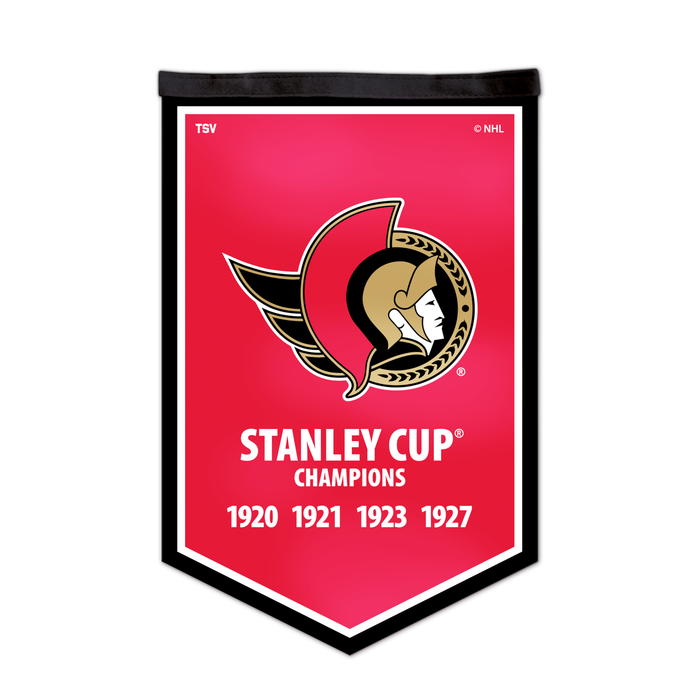 NHL Ottawa Senators 12 X 18 Victory Banner