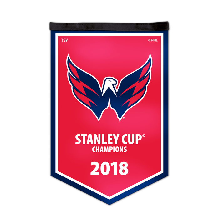 NHL Washington Capitals 12 X 18 Victory Banner