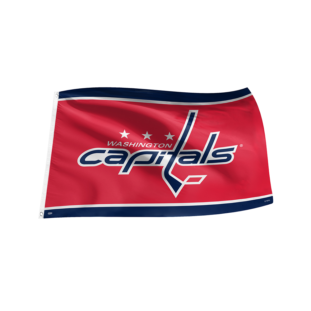 Washington Capitals 3x5 Skate Flag with Grommets