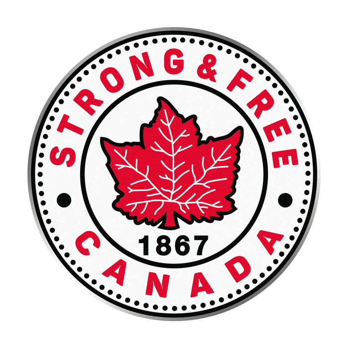 Strong and Free Canada Logo Lapel Pin