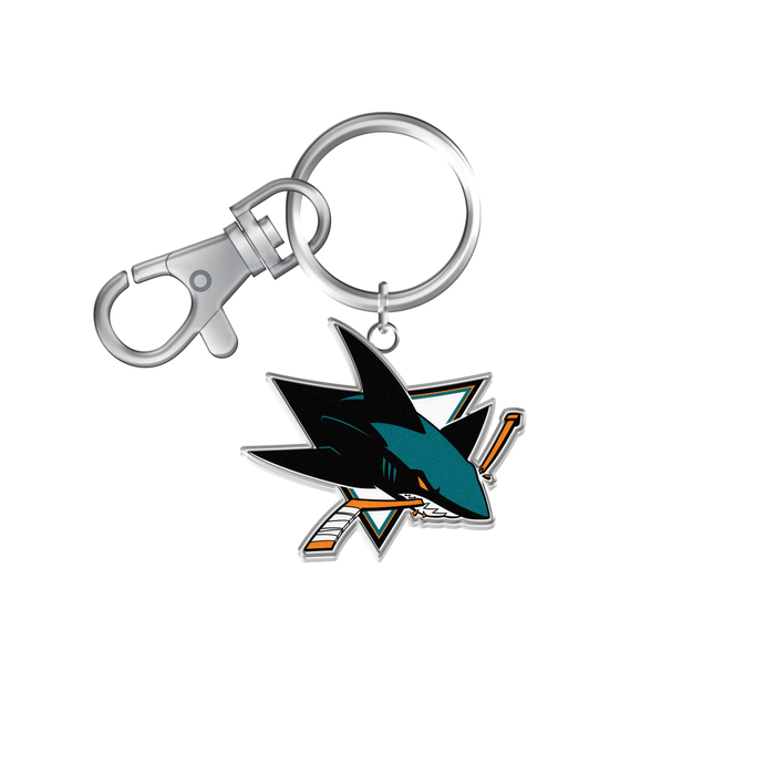 NHL San Jose Sharks Keychain Logo