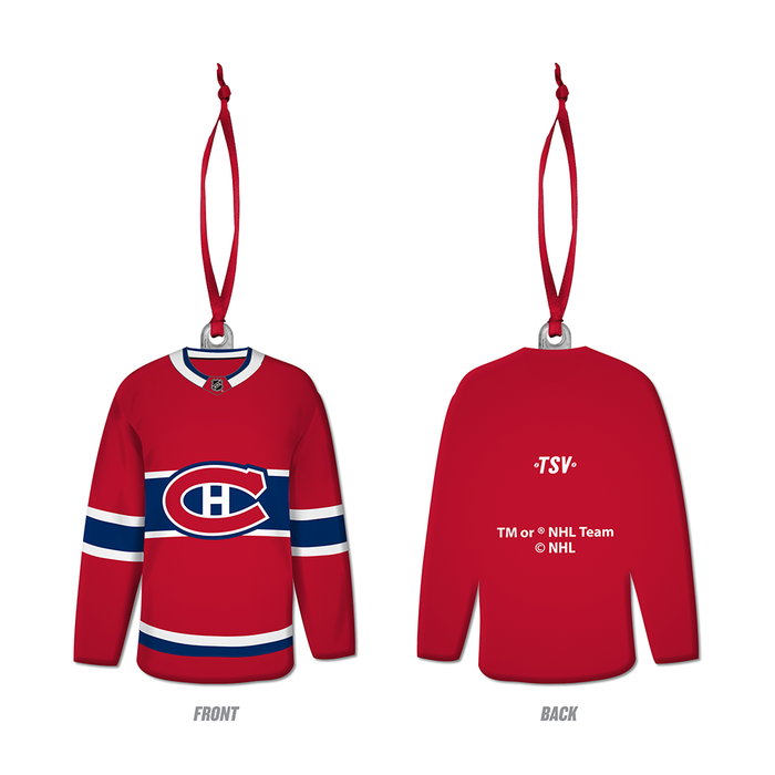 NHL Montreal Canadiens Jersey Ornament