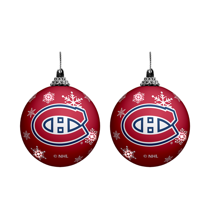 NHL Montreal Canadiens Light-Up Ornament 2-Pack