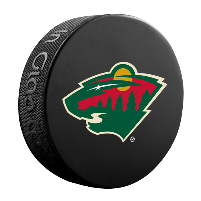 <transcy>Rondelle de hockey de collection Souvenir Wild Classic de la LNH Minnesota</transcy>