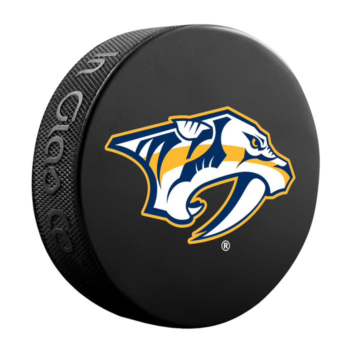 <transcy>Rondelle de hockey de collectionneur de souvenirs classiques des prédateurs de Nashville de la LNH</transcy>
