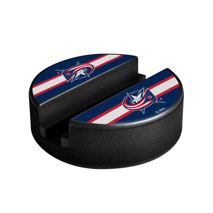 NHL Columbus Blue Jackets Hockey Puck Media Device Holder