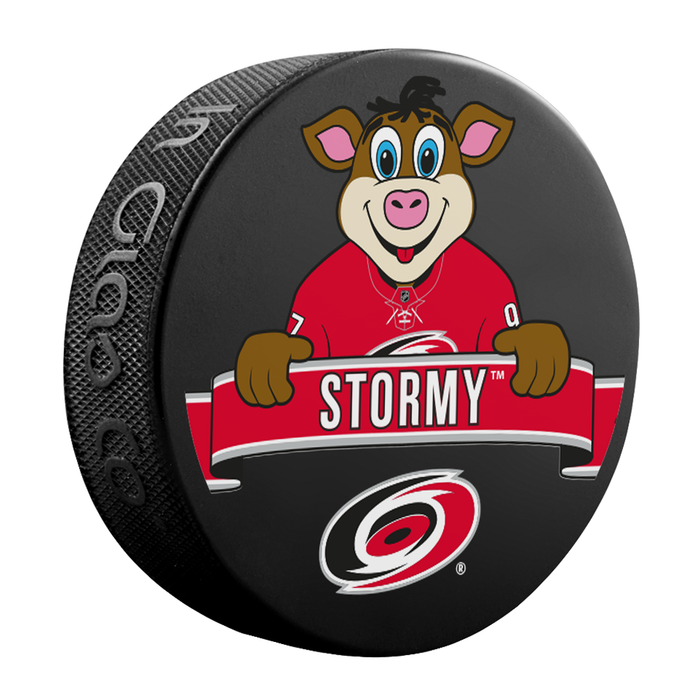 <transcy>Rondelle de hockey souvenir mascotte des Hurricanes de la Caroline de la LNH</transcy>