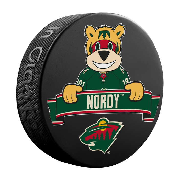 NHL Minnesota Wild Mascot Souvenir Hockey Puck