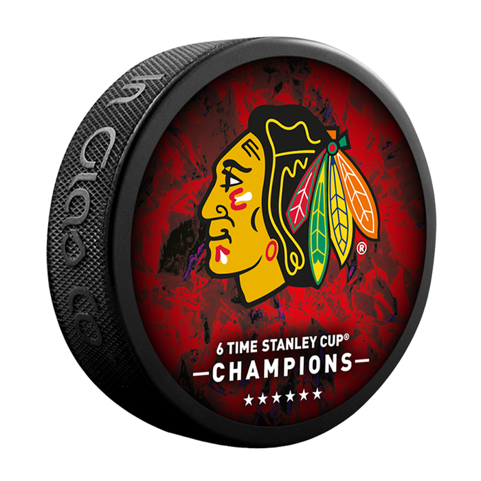 <transcy>NHL Chicago Blackhawks 6 fois champions de la Coupe Stanley : 1934 / 1938 / 1961 / 2010 / 2013 / 2015 Rondelle de collection commémorative</transcy>