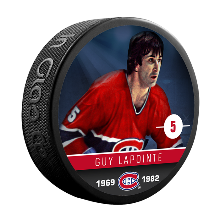 NHLAA Alumni Guy Lapointe Montreal Canadiens Souvenir Collector Hockey Puck