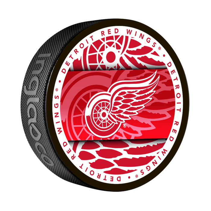 Rondelle NHL Detroit Red Wings Médallion Souvenir Collector