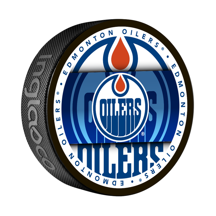 NHL Edmonton Oilers Medallion Souvenir Collector Hockey Puck