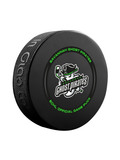 ECHL Savannah Ghost Pirates 2023-24 Official Game Hockey Puck In Cube