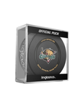 ECHL Utah Grizzlies 2023-24 Official Game Hockey Puck In Cube